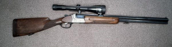 Krieghoff Bockbüchflinte Kal. 6,5x57R &amp; 20/76 &amp; Bdf. Lauf Kal. 20/76